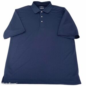 PGA Tour Men's Size L Golf Short Sleeves Shirt Polo Blue Outdoors Golf Casual
